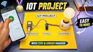 Smart home automation using esp32 | Simple iot projects using esp32 | IoT Project