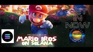 MARIO BROS ON SOLANO (MEME TOKEN) PRESALE  IS LIVE