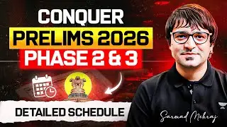 FREE Crash Course for Prelims 2026 by India’s Top Educators | Phase II & III | Sarmad Mehraj | IAS