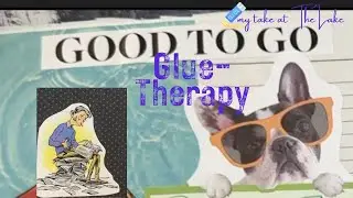 #flipthroughfriday of 2024 daily glue book and some glue book ideas for 2025 #gluetherapy