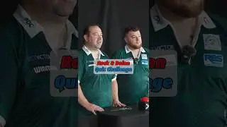 Watch ‘The Historymaker’ and Rocky face off in a hilarious darts quiz showdown! 🎯 #pdc #pdcdarts
