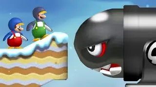 New Super Mario Bros Wii Co-Op Walkthrough - World 3 (2 Player)
