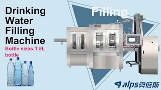 9000bph water filling line