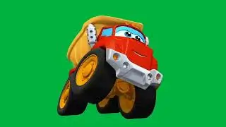 CHUCK THE DUMP TRUCK GREEN SCREEN (FREE TO USE)