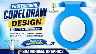 CorelDRAW Professional Design Tutorial | Create Stunning Vector Design Step by Step # Viralvideo