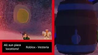 All sun piece locations in roblox vesteria! (sun piece quest)