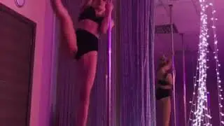 Exotic pole dance. Связка для начального уровня. Анна Проскурякова.