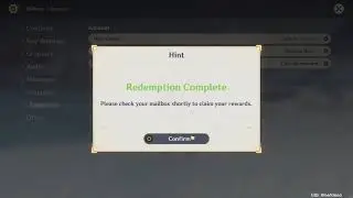 Genshin Impact 1.6 Redeem Code June 2021