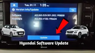 How to Update Infotainment System Software in Cars || Hyundai Grand i10 Nios,Aura, i20, Venue