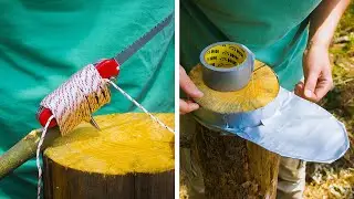AWESOME Bushcraft Skills and Survival LifeHACKS  in the wilderness