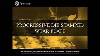 Stamped Progressive Die Plate for Construction Purposes