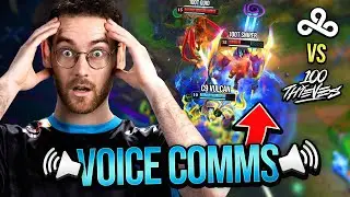 Why Vulcan is the Engage Support GOAT - (C9 vs. 100T Voice Comms)