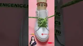 Creative crisscross shoe lacing trendy design? #shoelaces #shorts