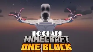 100 Hari Di Minecraft Hardcore Horor One Block