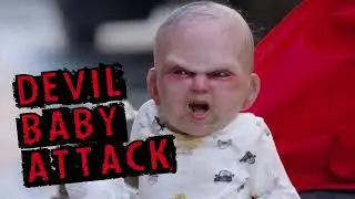ŞEYTAN BEBEK ŞAKASI l KORKUNÇ ŞAKA l DEVİL BABY ATTACK l KOMİK KAMERA ŞAKASI