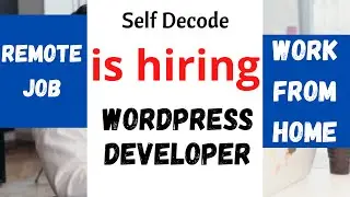 Get hired as a Wordpress Developer | Wordpress Web Developer Job Role | Web Developer Jobs 