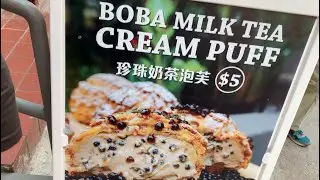 Milk Tea Cream Puff NYC