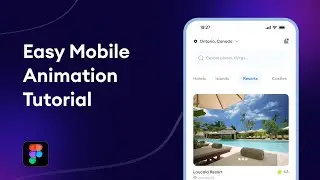Smooth Tab Bar Animation | Travel App