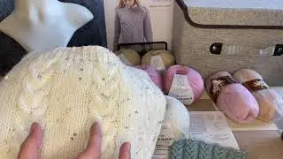 СНУД СПИЦАМИ В ОДИН ОБОРОТ! ПРЯЖА АЛЬПАКА YARNART ALPACA GOLD PAILLETTES! ГОТОВЫЙ ШАРФ ХОМУТ СПИЦАМИ