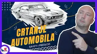 🎨Crtanje automobila - kako nacrtati auto ➕ saveti za senčenje