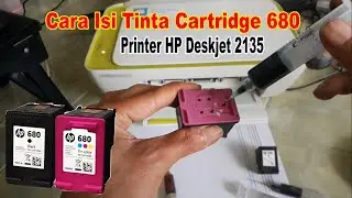 Cara Isi Ulang Tinta Cartridge 680 Printer Hp Deskjet 2135