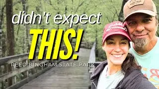 RVing in Georgia! Reed Bingham State Park | BearCover Seat Extender review