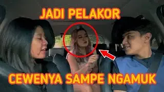 PRANK TAXI ONLINE!! GENIT JADI PEL4KOR KEPASANGAN INI !! CEWENYA NGAMUK BANGET