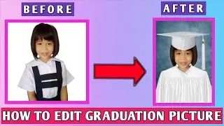HOW TO EDIT GRADUATION PICTURE USING PICSART || TUTORIAL