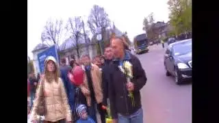 9мая народ всё идёт Рига  Латвия