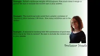 Metric conversions (part 1)