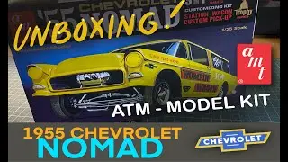 1955 Chevrolet NOMAD By AMT Scale model kit / Español