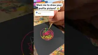 Want me to draw your profile picture? ✍️ #shorts