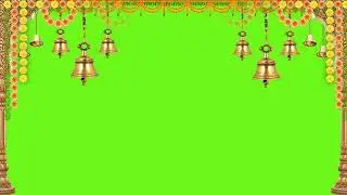 God Mandap green screen video | Temple bell green screen | wedding mandap green screen |