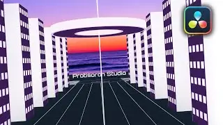 Neon City Using DaVinci Resolve Fusion | Protisoron Studio