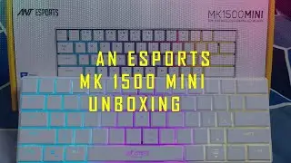 ANT ESPORTS MK1500 MINI RGB KEYBOARD (BLUETOOTH) UNBOXING !! 🔥💥