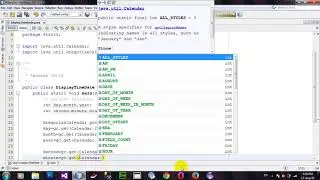 How to Show Current Date and Time in Java Netbeans