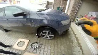 #ПроАВТО - Шкода Рапид (SKODA Rapid) 17-ые Диски. Примерка дисков