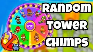 Can I beat CHIMPS Mode with RANDOM TOWERS? | Bloons TD 6