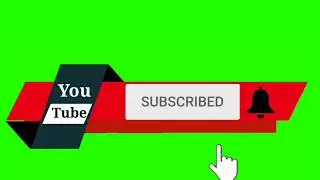 Green Screen Subscribe Button and Bell icon free download ( No Copyright ) Creative Common