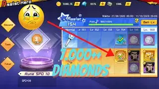 Habiskan 7.000++ Diamond Demi RUNE SPD, Tongkat Assist Lv154 - One Punch Man The Strongest