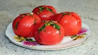 МАРИНОВАННЫЕ Фаршированные ПОМИДОРЫ АРМЯНЧИКИ. Выпуск №114