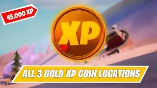 ALL 3 GOLD XP COIN LOCATIONS IN FORTNITE SEASON 5 (45,000 XP)