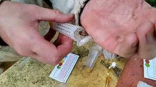 Как приклеить опалитку на матку.