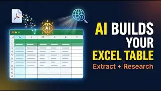 How to Extract Data from PDF in Excel Using AI