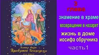 Земная жизнь Богородицы*для детей*глава3"знамение в храме"жизнь в доме Иосифа Обручника"часть1