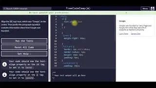 Create Visual Balance Using the text-align Property.