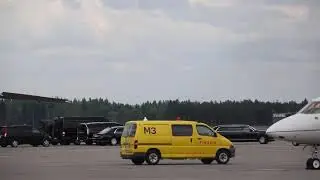 Тверской ИЛ-76 доставил лимузин Путина в Финляндию