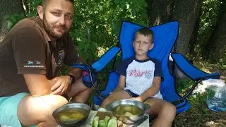 Рыбалка с Ночевкой ! Приключения на речке Псел! №31