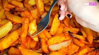 Картошка в духовке, простой рецепт гарнира