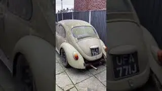 VW BEETLE 1971 BARN FIND WALK AROUND